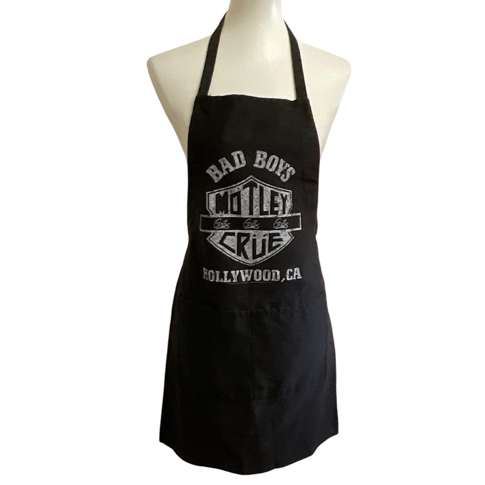 Motley Crue Bad Boys Apron Adult One Size Black